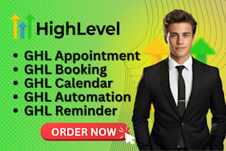 setup ghl appointment, booking, calendar, automation, reminders