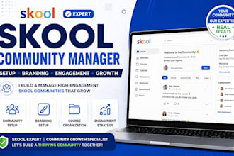 skool community manager skool online course skool community manager skool expert