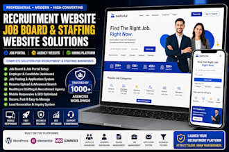 design recruitment website job board job portal staffing agency website