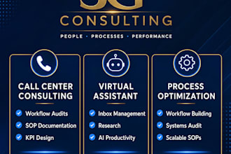 provide call center consulting and operations support