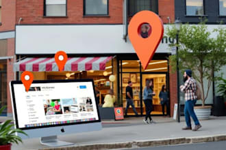 create 30 gmb post with geotag images for local SEO and google maps ranking