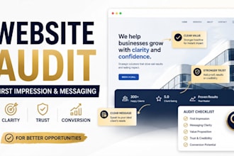 audit your website messaging and first impression