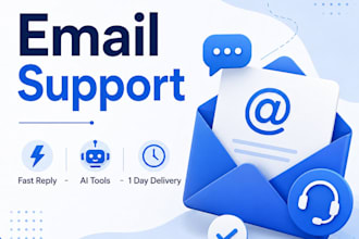 professionally do customer services handling social media, email handling