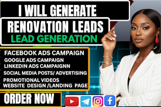 renovation leads remodeling leads home renovation, facebook ads