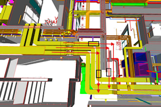 do professional revit mep modeling and bim drafting
