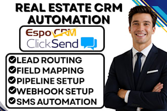 setup autoresponders clicksend crm databases espocrm lead zapier integration