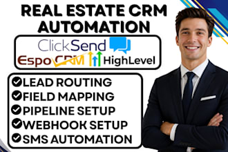setup and automate espocrm with clicksend crm gohighlevel integration