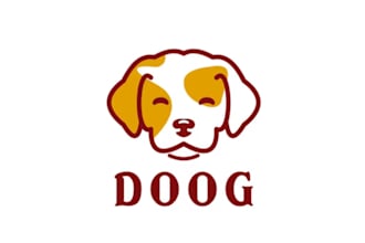 design unique dog paw logo