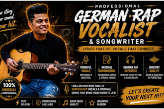be your male rap singer german and vocalist, punk songwriter