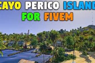 do custom cayo perico island fivem mlo,fivem mini map for your server