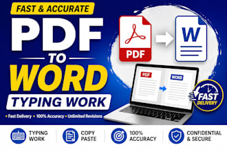 do fast typing work, copy paste and PDF to word conversion