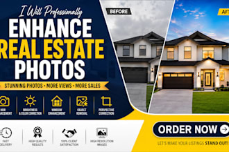professionally enhance real estate photos for stunning property listings