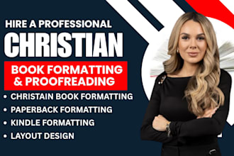 do KDP christian book formatting book edit layout  kindle paperback formatting