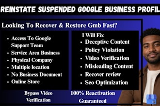 reinstate suspended google business page fix gmb suspension denied gmb appeal