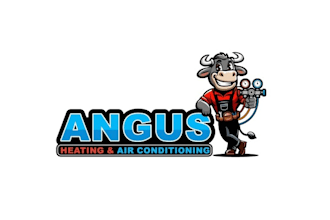 design cartoon heating and conditioning logo for you