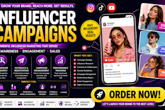 create high converting influencer marketing campaigns as a social media manager