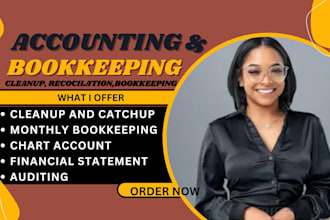do quickbooks online bookkeeping, accounting, catch up, and clean up
