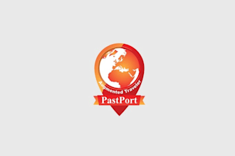 creative design for travel agency tour adventure logo