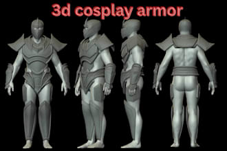3d cosplay creation cosplay armor 3d mask printable cosplay anime model