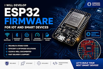 design esp32 firmware for iot and smart devices