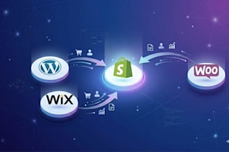 migrate woocommerce to shopify, wordpress to shopify migration, wix to shopify