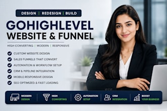 setup build go high level website design gohighlevel  funnel clone mig