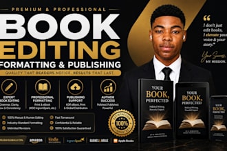 be your professional book editor and KDP formatting expert