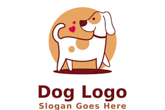 design modern dog, pet, cat, veterinary or animal logo