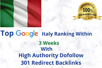 build italian da90 dofollow SEO backlinks for google ranking
