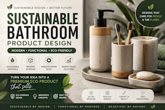 design luxury eco bathroom accessories for high end brands