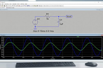 create circuit analysis, assignment tasks, projects, reports, circuit simulation