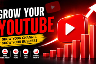 help grow your youtube channel organically and professionally
