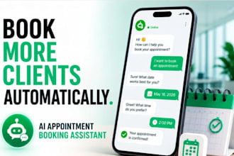 create an online appointment scheduling, booking website