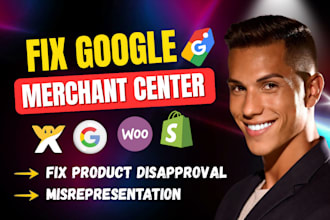 fix merchant center suspension, approve products, optimize product for approval
