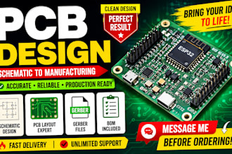 pcb design for iot esp32 drone idea ready for manufacturing reliable