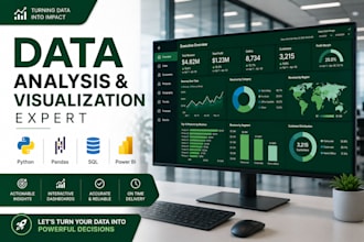do professional data analysis and visualization using python and powerbi