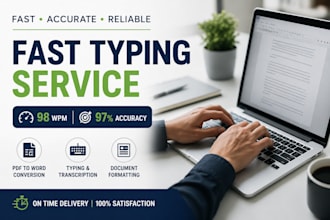 do fast typing and transcription work