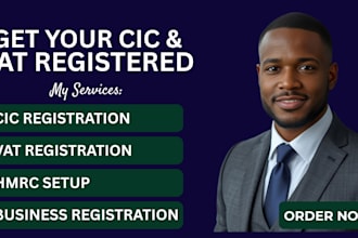 register UK cic company and complete hmrc vat registration