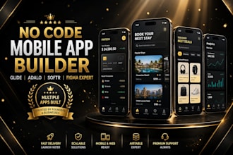 build mvp mobile app using adalo glide softr airtable flutterflow