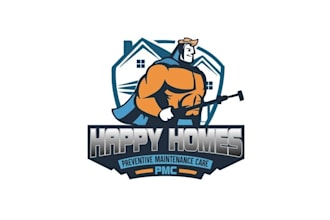 make happy homes property business brand logo
