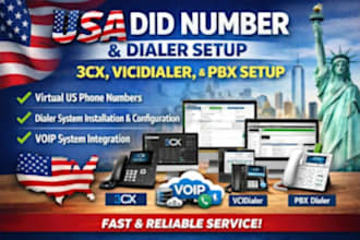 setup USA sip routes voip auto dailer and sip trunk provider