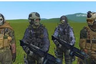 mod, create custom 3d model, players models for garry mod, gmod, sfm, mmd