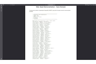 generate realistic sql test data and database seeds