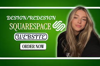 build squarespace website design, redesign squarespace website, squarespace
