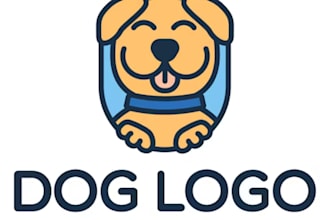 do professional unique pet animal, dog logo design
