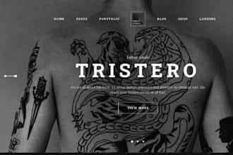 build squarespace wellness website tattoo artist website piercing studio website