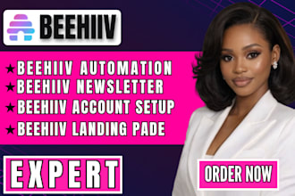 setup beehiiv newsletter beehiiv website beehive automation beehiiv landing page