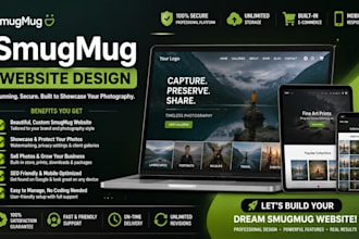do smugmug website design redesign, smugmug photography website