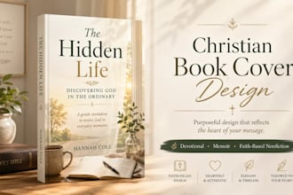 design faith based christian book cover devotional kindle cover design