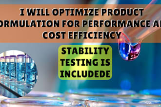 optimize product formulation for performance and cost efficiency